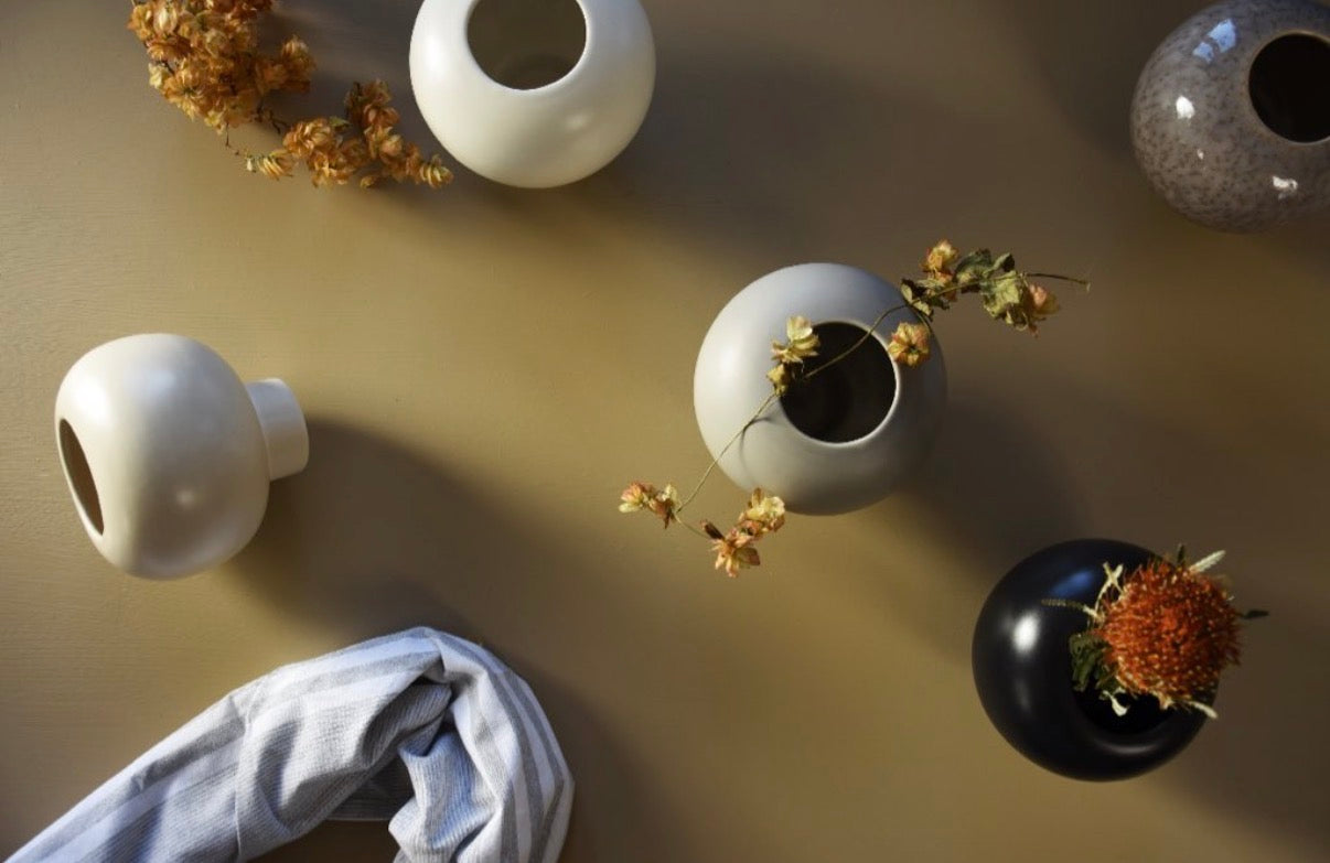 Vas ’VALV’ cream TORRDECOR