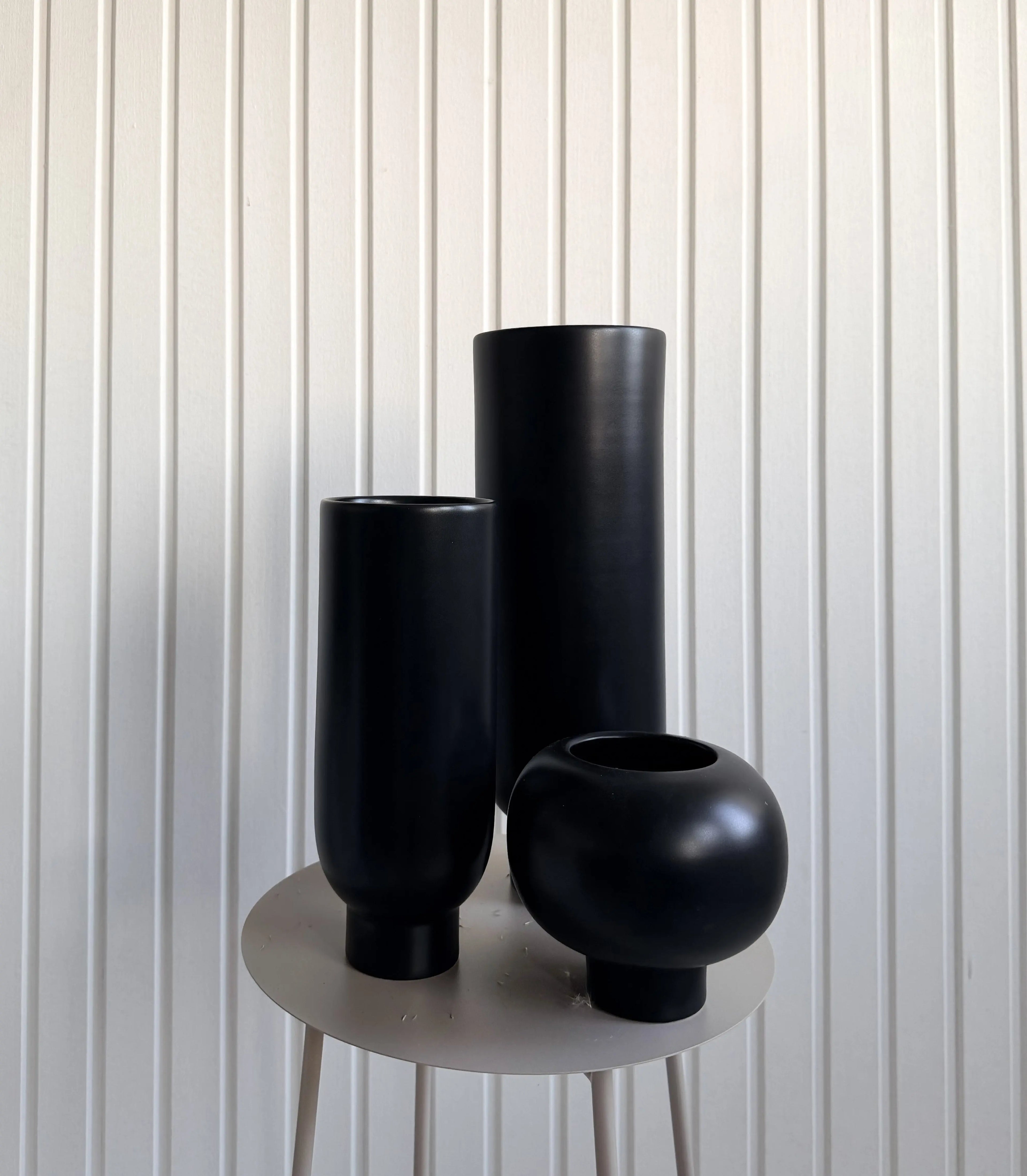 Vas ’HÖJD’ svart TORRDECOR