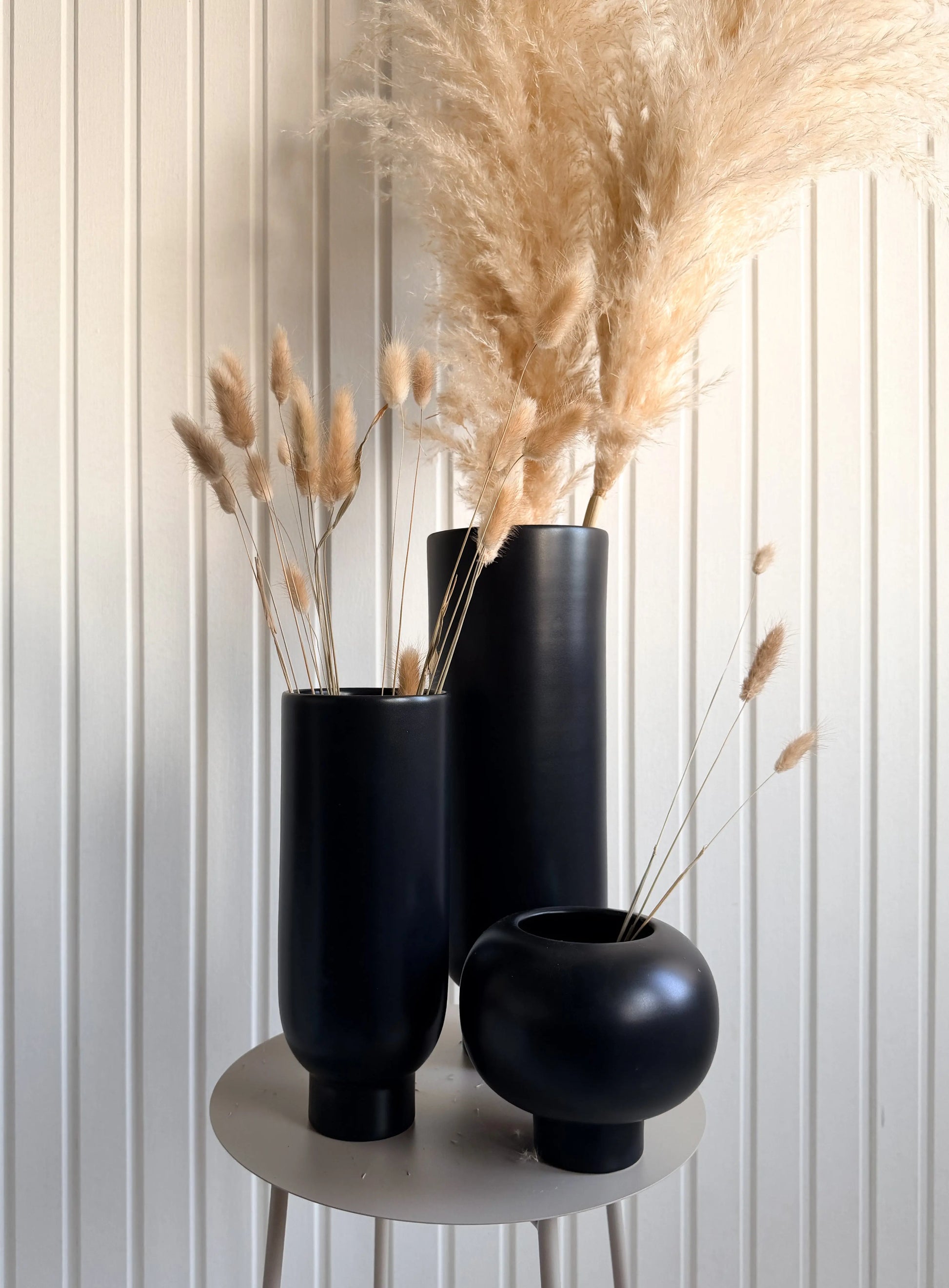 Vas ’HÖJD’ svart TORRDECOR