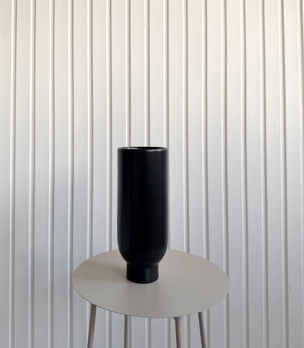 Vas ’HÖJD’ svart TORRDECOR